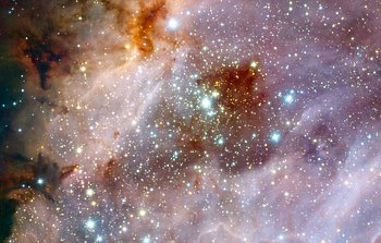 Mounted image 113: ESO’s Very Large Telescope Peers into a Distant Nebula