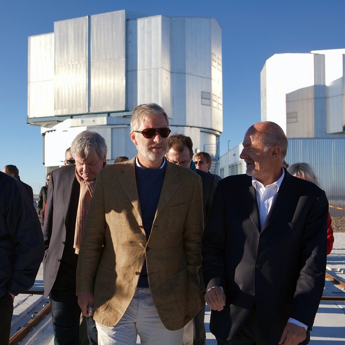 Prince Philippe of Belgium visits ESO’s Paranal Observatory