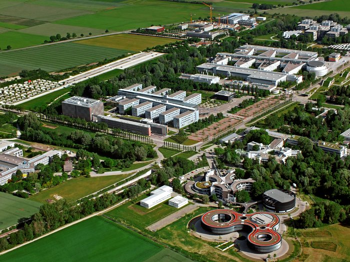 Aerial view of the Garching Science Campus