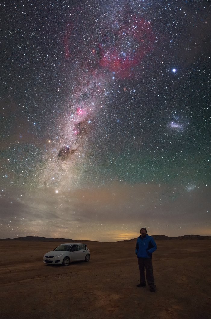 Vista espectacular sobre Atacama