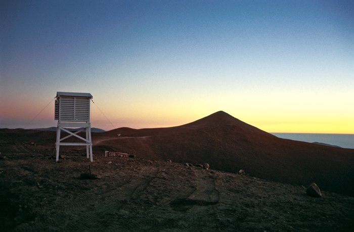 Meteorological station atop of La Montura