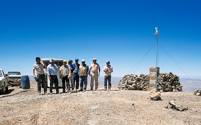 Armazones team during site testing