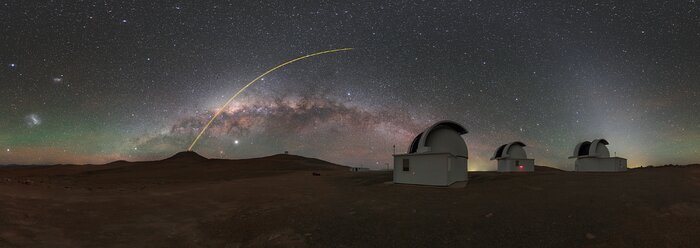 Milky Way above SPECULOOS