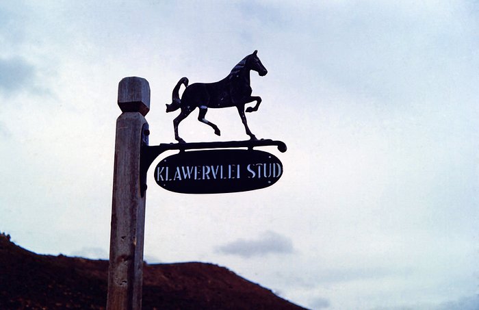 Signpost to the Klaverlei Farm