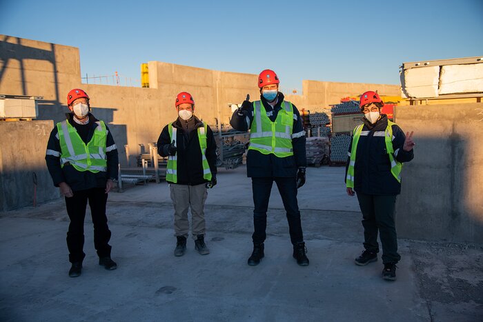 Visit of Chilean Science Minister to ESO’s ELT construction site in 2021