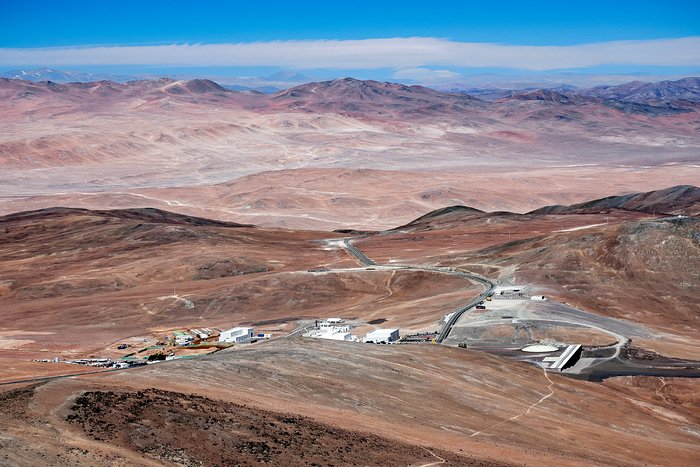 Aerial view of Paranal Residencia
