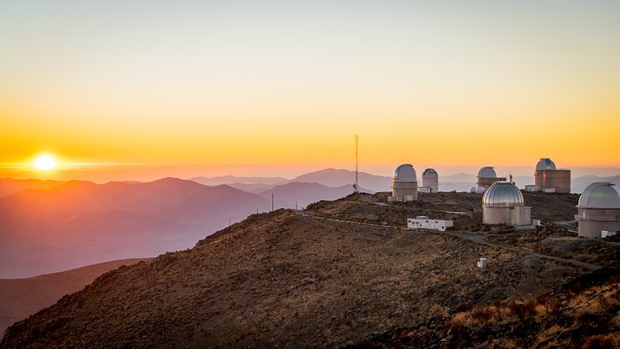 Sunset over La Silla Observatory