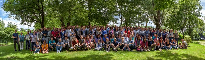 Group photo at active Galactic Nuclei Workshop