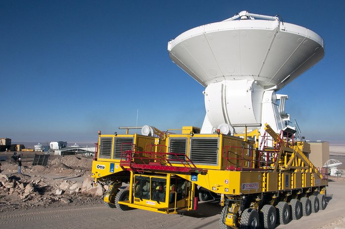 La primera antena europea de ALMA fue entregada al observatorio
