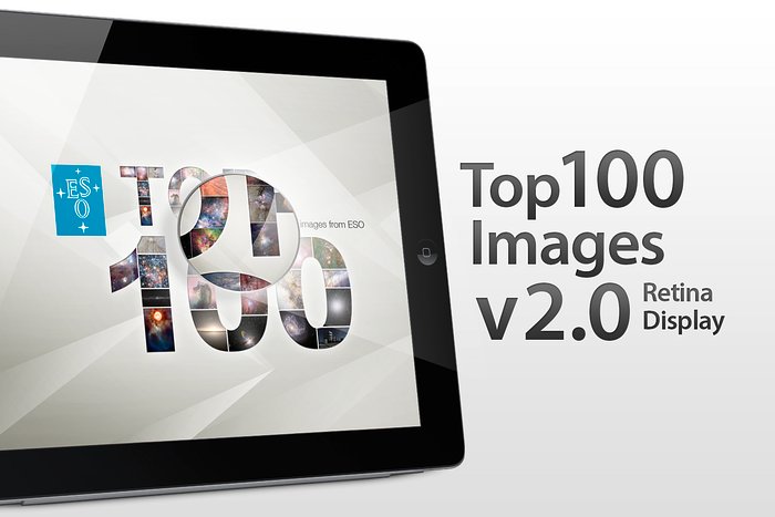 Version 2.0 der Top 100 Bilder-App der ESO