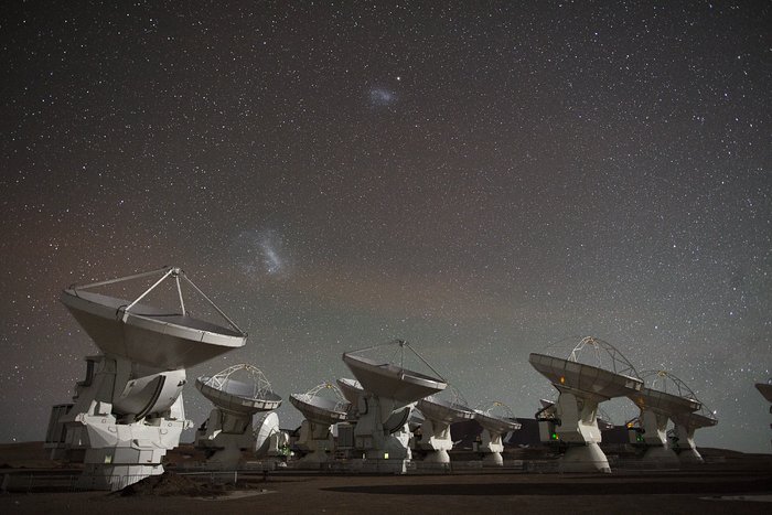 Still from ALMA time-lapse video compilation 2012