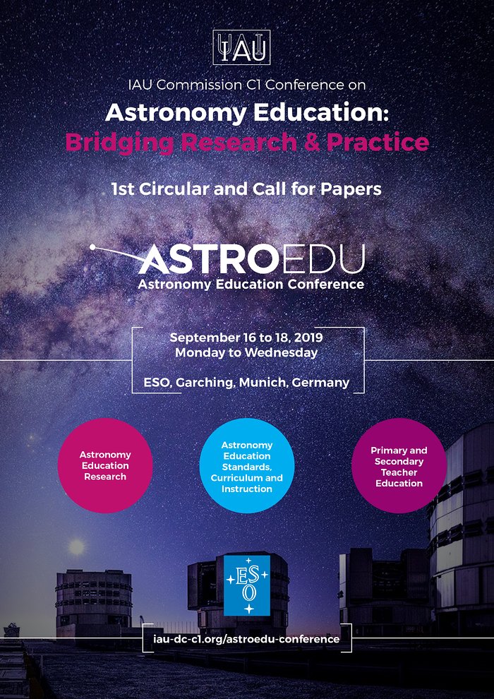 Conferência da IAU sobre Educação em Astronomia 2019