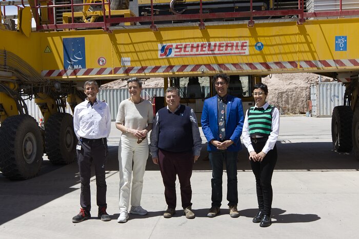 Vice-president of the European Commission visits ALMA
