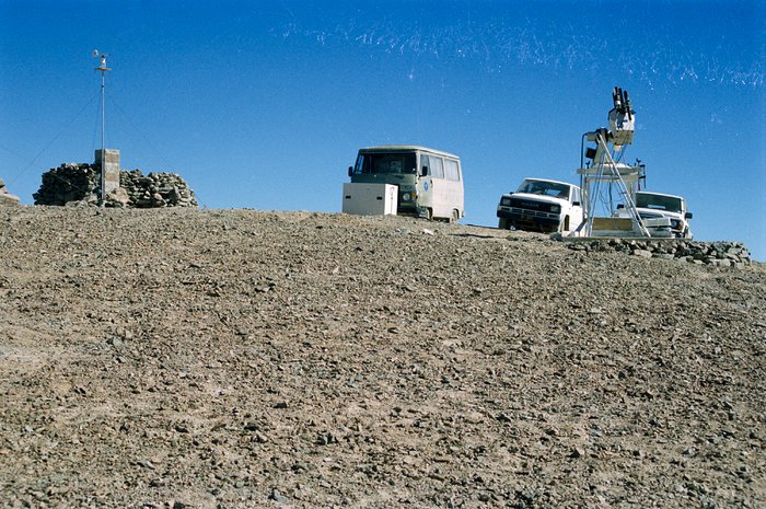 Site testing for the VLT atop Cerro Armazones