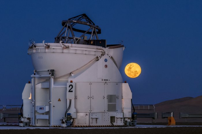 The Auxiliary Telescope and the Moon