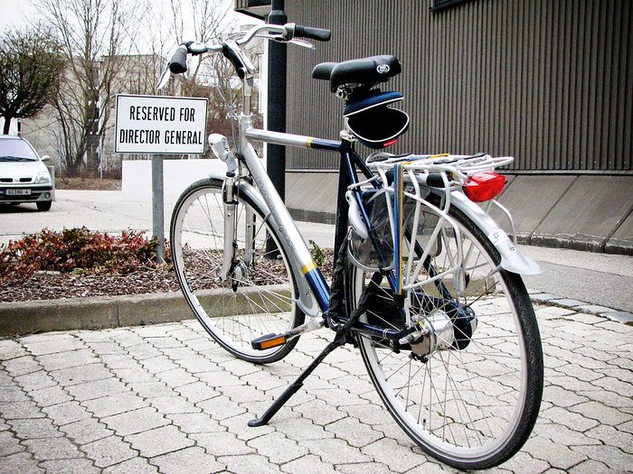 ESO Director General bike
