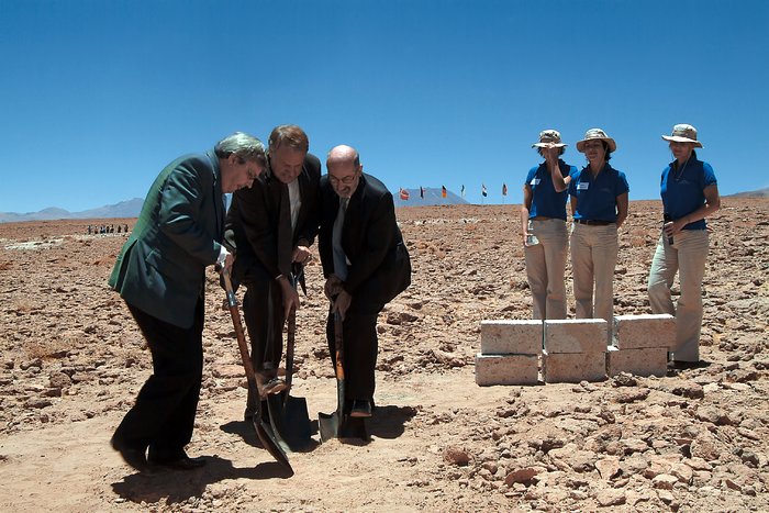 Breaking ground for ALMA