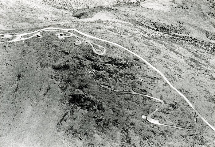 Aerial view of La Silla Observatory, 1966
