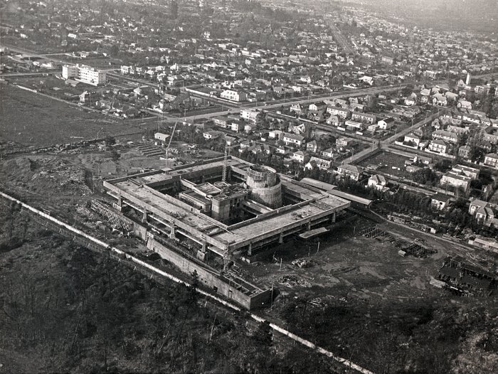 1968 aerial view of UN-CEPAL compound