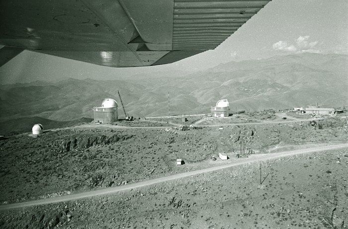 Aerial view of La Silla