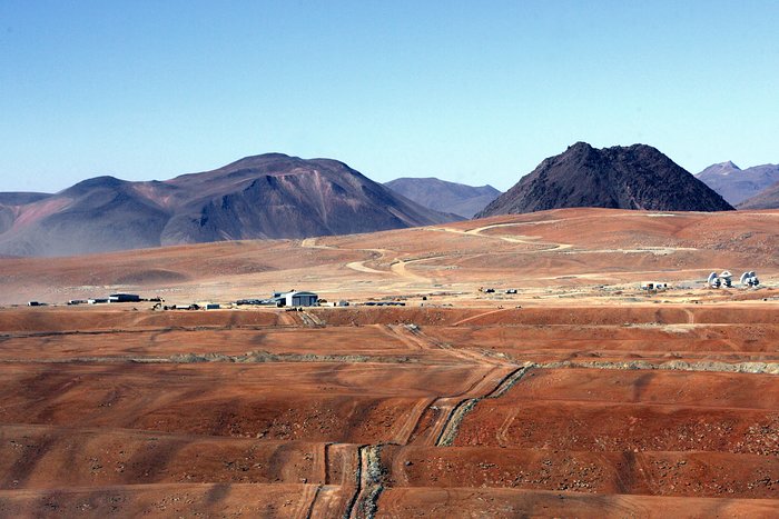 The rolling hills of the Atacama