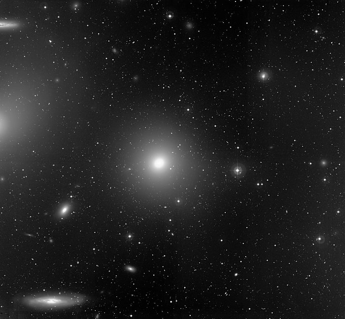 Bright galaxies in the Virgo cluster