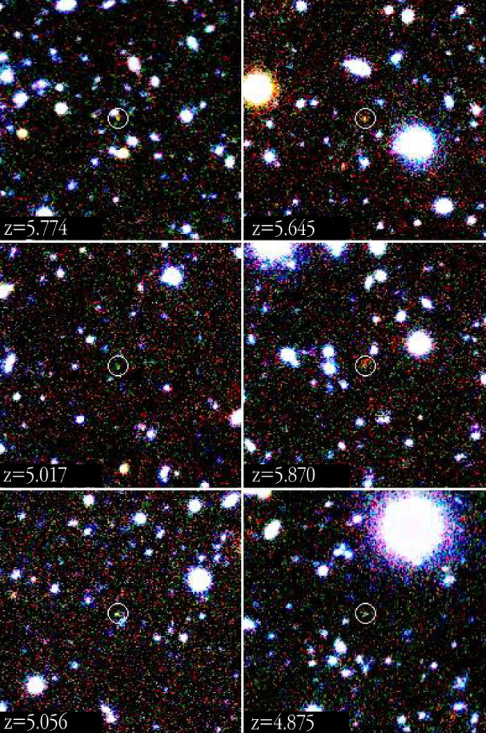 Close-up images of some of the most distant galaxies known