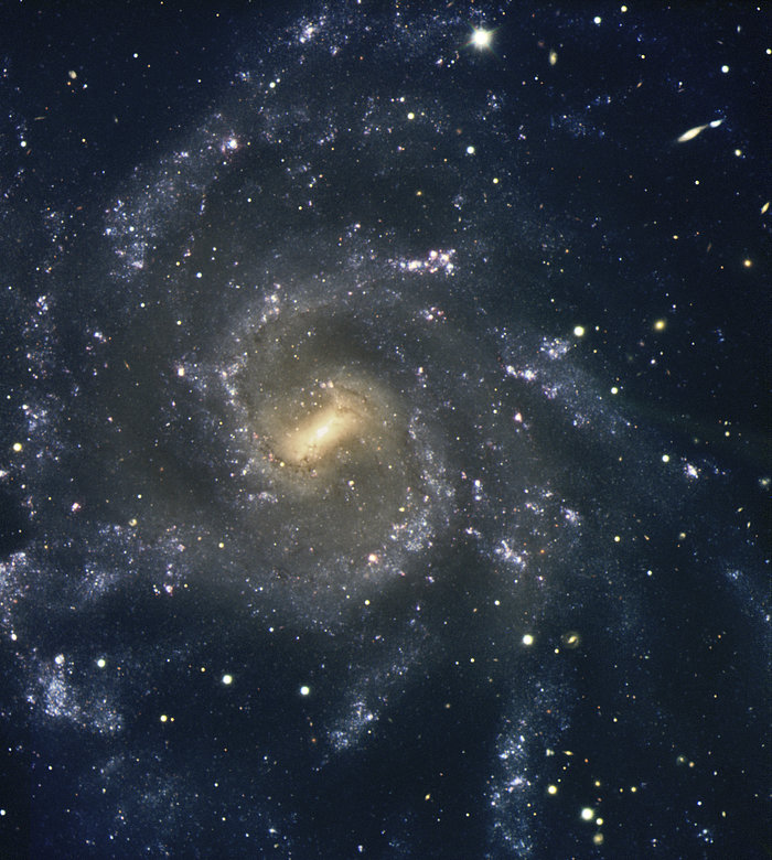 Magnificent spiral galaxy NGC 7424