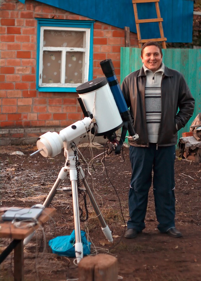 Astronomy enthusiast Igor Chekalin from Russia