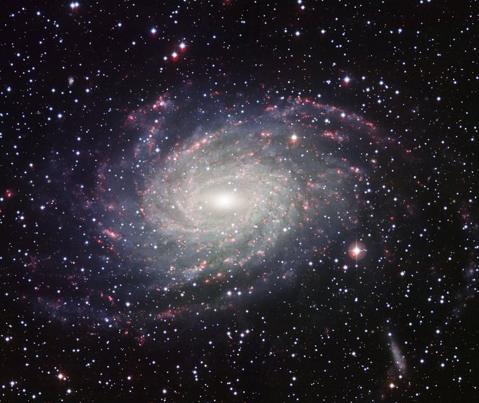 Imagen de la galaxia NGC 6744, similar a la Vía Láctea, tomada por el Wide Field Imager