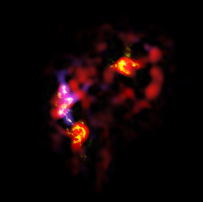 Die Antennengalaxien aus der Sicht von ALMA