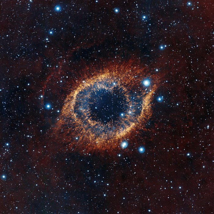 Una mirada de VISTA a la Nebulosa de la Hélice