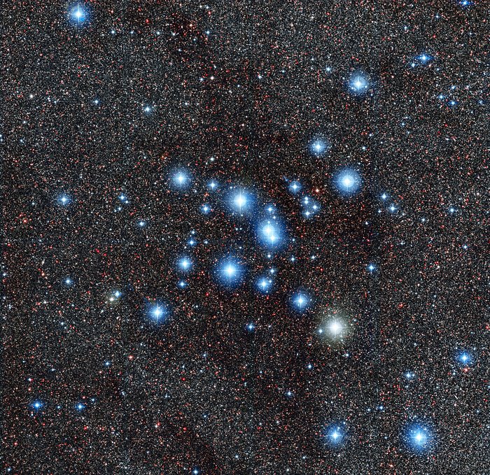 O enxame estelar Messier 7
