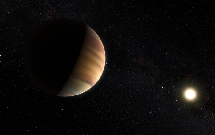 Tegning af exoplaneten 51 Pegasi b
