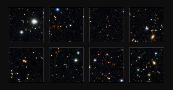 Massiva galaxer upptäckta i det unga universum