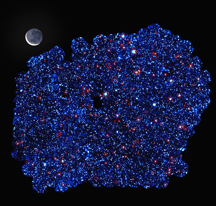 Image en rayons X du champ austral XXL