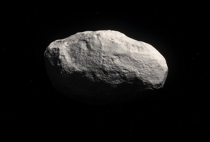 Künstlerische Darstellung des einzigartigen Gesteins-Kometen C/2014 S3 (PANSTARRS)