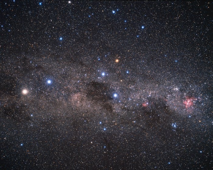 La rayonnante Voie Lactée australe