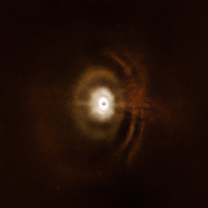 Skiven omkring stjernen HD97048