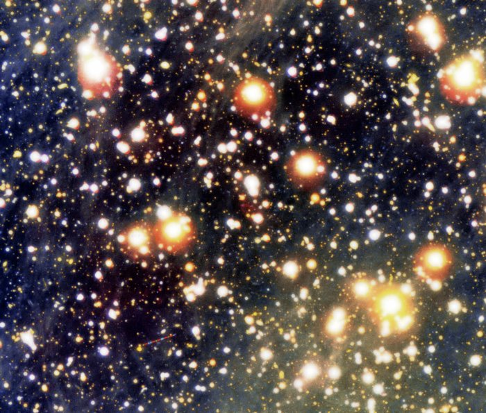Imagem VLT da região em torno da ténue estrela de neutrões RX J1856.5-3754