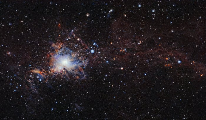 Orion A molekylskyen set med VISTA