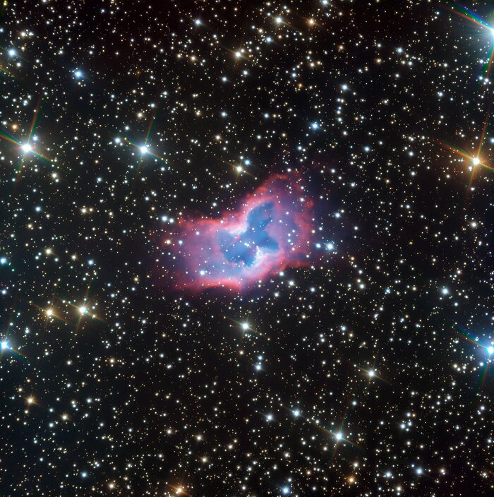 Nouvelle image de la nébuleuse planétaire NGC 2899 acquise par le VLT de l’ESO