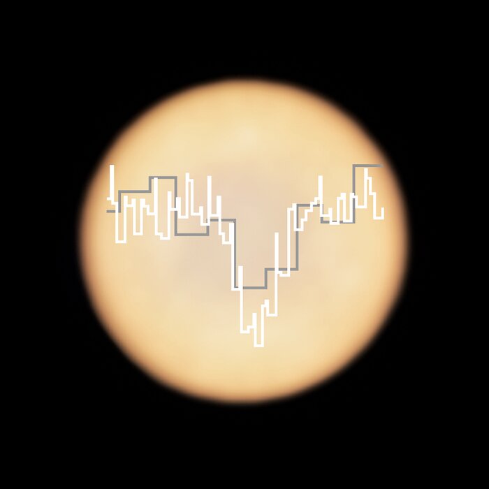 Fosfine-signatuur in het spectrum van Venus