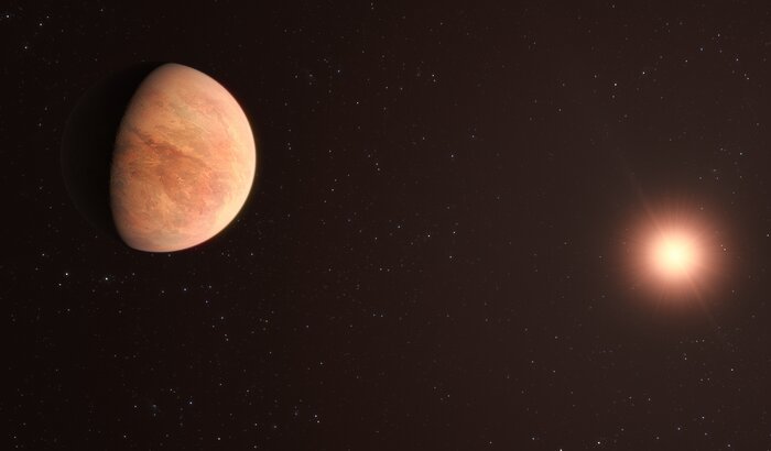 Illustration af exoplanetsystemet L 98-59