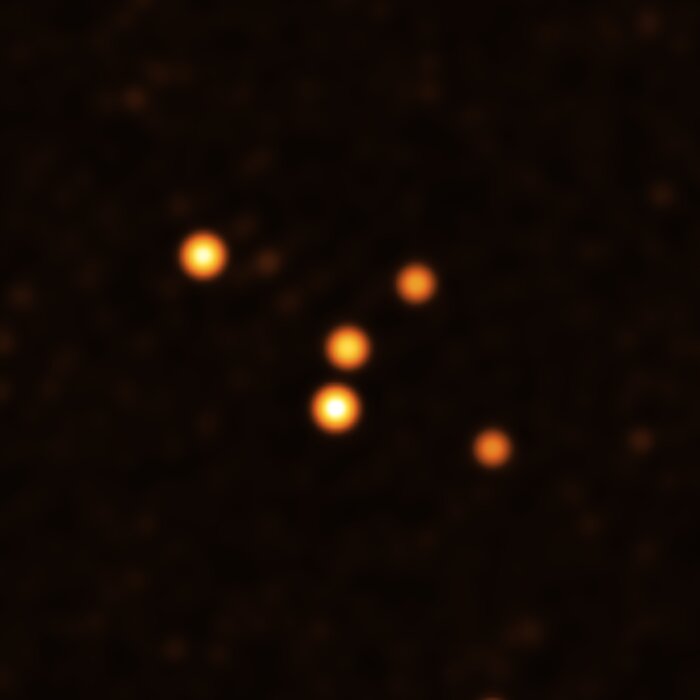 Le stelle intorno a Sgr A* nel maggio 2021