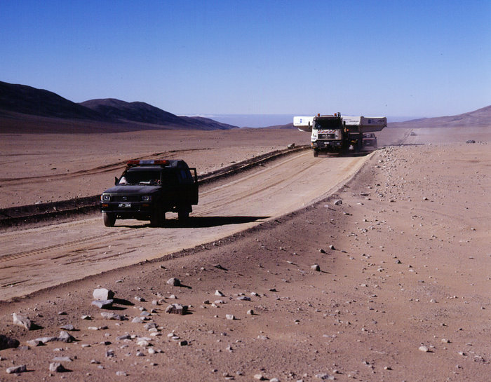 Sulla strada del deserto