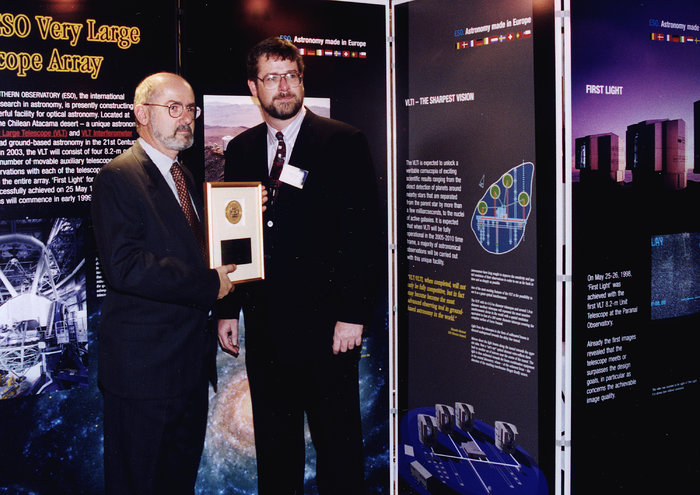 Il VLT dell'ESO vince il premio per la tecnologia degli Stati Uniti