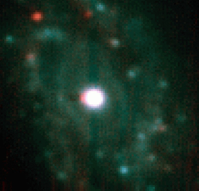 NGC 1365 central region in infrared light