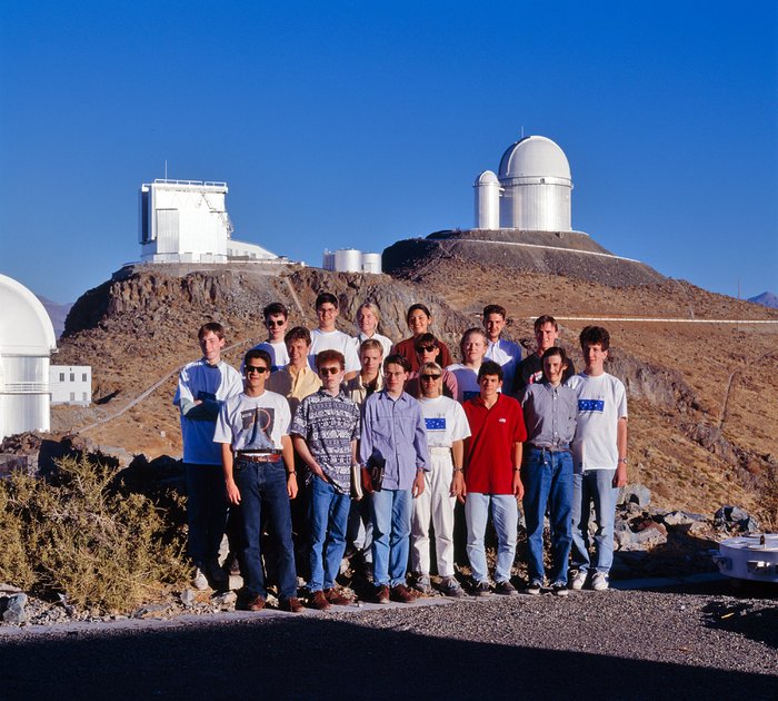 Young astronomers at La Silla