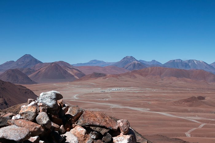 View of ALMA from Cerro Toco